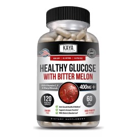 Kaya Natural Suplemento Control Glucosa Azúcar 120 Cáps. Kaya Hecho Usa Sabor S/n