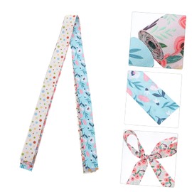DOITOOL 2sets 5pcs Printed Ribbon for DIY Headwear and Present Wrapping Durable Crafting Material with Nice Texture for Bow Making and Decoration Needs 5pcs*2