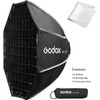 Godox ML-SF50 Octagon Softbox, 50cmX50cm, Godox Mount Softbox for Godox