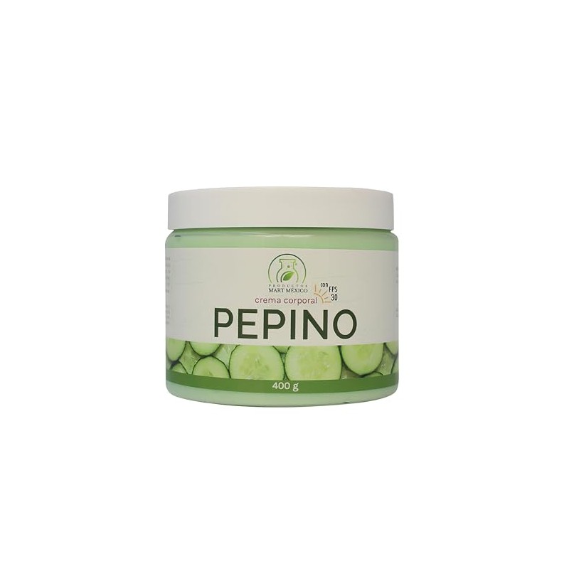 Crema Facial & Corporal De Pepino Hidratante Con Filtro Solar