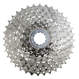 Shimano Cassette, 9 Speed, silver