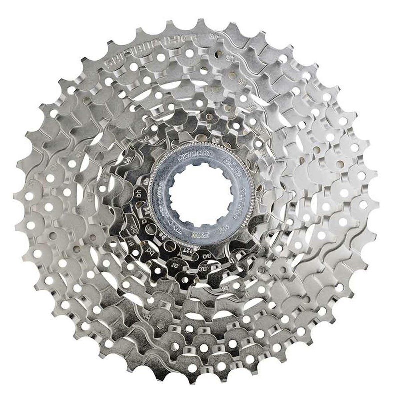 Shimano Cassette, 9 Speed, silver