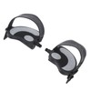 2PCS Exercise Bike Pedals with Straps PP PVC Stainless Steel