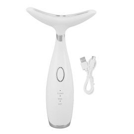 Face Neck Beauty Device 3 Color Light Neck Lifting Face Firming Wrinkle Removal Heated Vibration Massage Device
