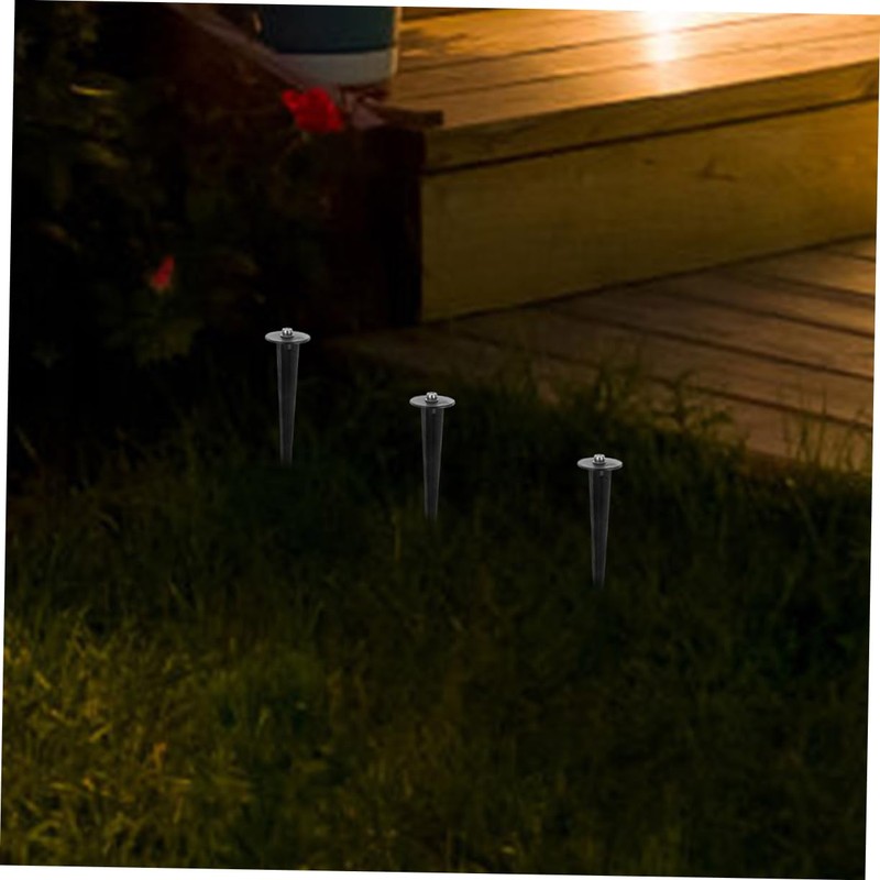 Kisangel 3sets Yard Stakes for Christmas Lights Pathway Light Replacement