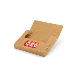 Jiazalpak Comic Book & Magazine Shipping Boxes, 10.25x7.5x1.1 Inch, 50-Pack