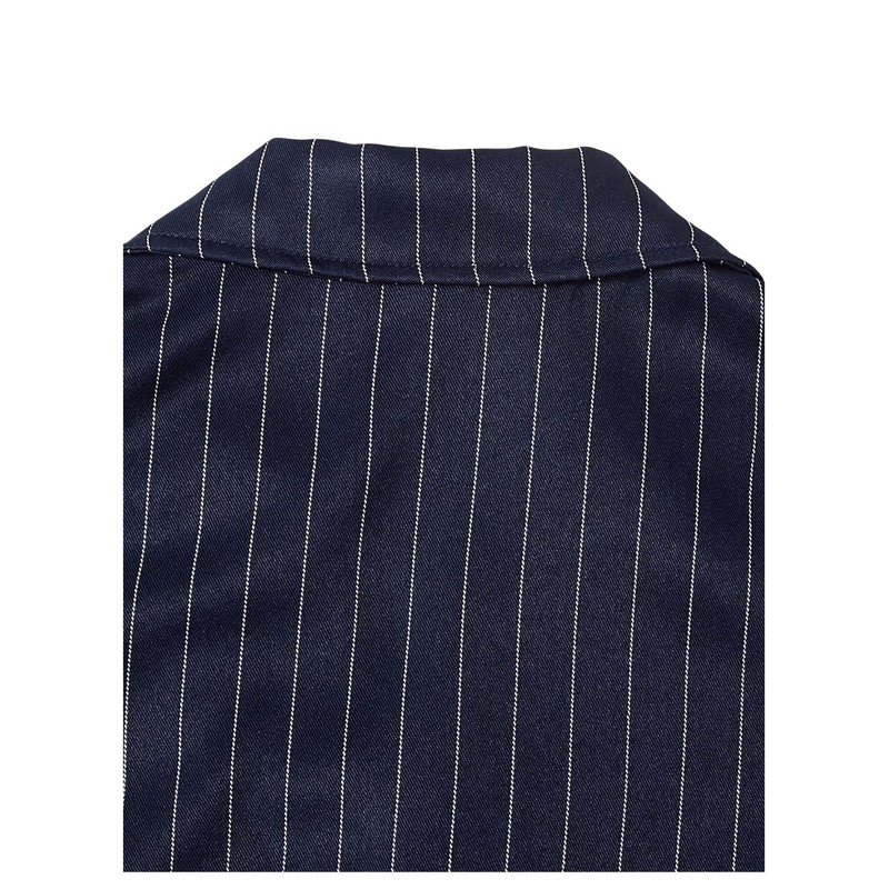 Floerns Girl's 2 Piece Outfits Elegant Striped Sleeveless Suit Vest