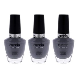 Cuccio Colour Colour Nail Polish - Soaked In Seattle for Women - 0.43 oz Nail Polish - Pack of 3