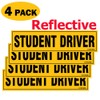 TOTOMO Student Driver Magnet for Car - Large 12"x3" Magnetic
