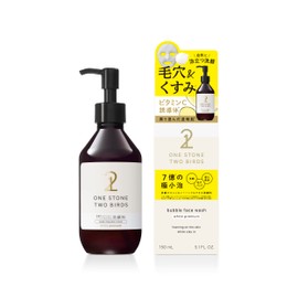One Stone 2 Birds Face Washer Not Only + Pack Facial Cleanser, White Premium 5.3 fl oz (150 ml) (Foaming/Foam Cleansing), Pore Cleanser, One Stone Two Birds, Friction Free, No Foaming Required