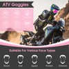 Jeemeele Motorcycle Goggles, Dirt Bike ATV Riding Off-Road Ski Goggles