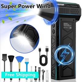 Turbo Jet Leaf Blower,Violent Turbo Fan With 180000 Revolutions Per Minute,Cordless Turbo Power Air Duster tool,for ComputerDust, Car Dust, Furniture Dust, Yard Fallen Leaves And Dry Pet Hair