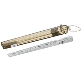 TRUSCO TG-270B Taper Gauge for Pipe Thickness Measurement Range: 0.02 - 0.24 inches (0.4 - 6.0 mm)