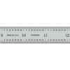 PEC Tools Flexible 18-inch Steel Ruler, High-Carbon Steel, 1/32“, 1/64”,