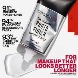 Smashbox Smashbox The Original Photo Finish Smooth & Blur Makeup Primer | Vitamin E + Oil Free, Travel Size, 0.34 Fl Oz