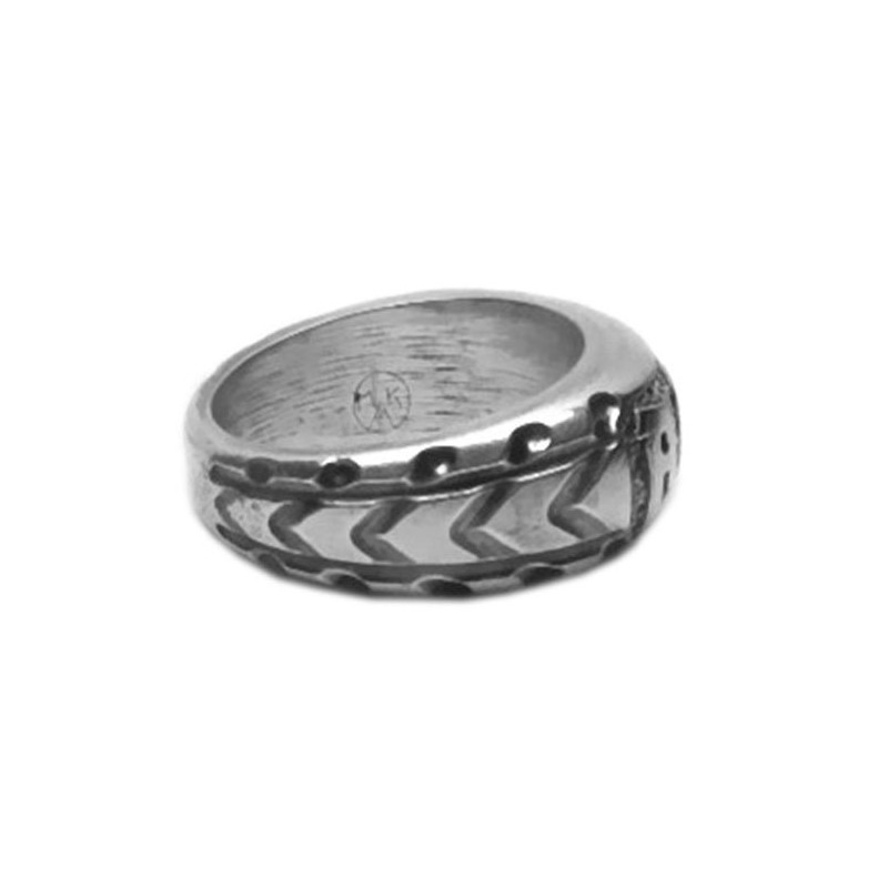 ACAB Care Ring A.C.A.B MK-Sort. Hardcore, Vandals, Ring Rocker, Biker,