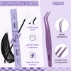 Extensiones Pestañas Efecto Anime 144 Racimos 8-18mm B&Qaugen Wild Rose