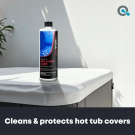 AquaDoc Hot Tub Cover Protector - Spa Cover Cleaner and Protectant for Dirt, Grime & Odors - Hot Tub Care Solution - Made in USA - 16oz