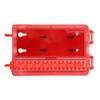 NOENNULL Lockout Tagout Box,Portable Safety Group Padlock Box Wall Mount