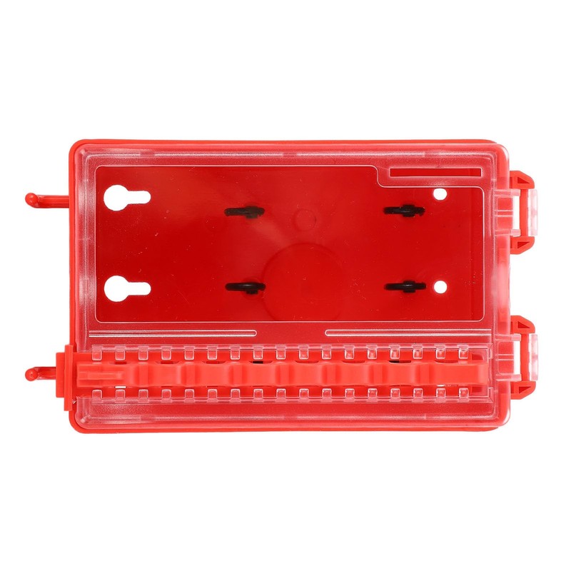 NOENNULL Lockout Tagout Box,Portable Safety Group Padlock Box Wall Mount