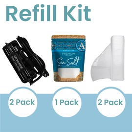 Super Duty Arrays Foot Detox Refill Kit Includes Refill Kit, 2 Stronger Super Duty Arrays, Celtic Sea Salt Fine Ground, Vital Mineral Blend 1/4 Lb. Bag, 1.0 Count