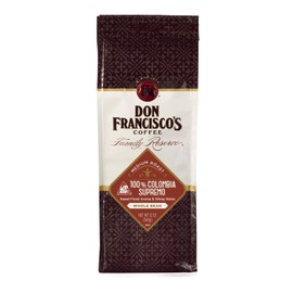 Don Francisco's Whole Bean Colombia Supremo, Medium Roast Coffee (12-ounce bag) (1092)