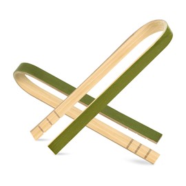 100 Pcs Mini Bamboo Tongs, 4 Inch Wooden Tongs Disposable Cooking Utensils,Charcuterie Boards Accessories,Natural Toast Tongs for Cooking,Disposable Tongs for Serving Food.