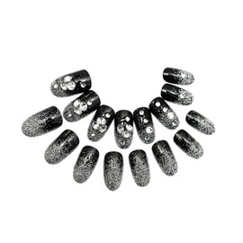 FOMIYES Pcs Round Fake Nails Women Girls Diy False Nails Tips No Odor Full Coverage Art Accessories Safe Painting Experience