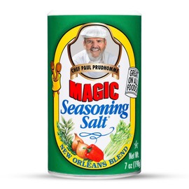 Chef Paul Magic Seasoning Salt | All-Purpose Seasoned Salt | Seasoning Salt for Meat, Vegetables & Snacks | Chicken & Garlic Salt Alternative | 7 oz (Pack of 1)