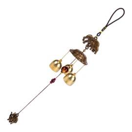 ZORZA 1pcs Rustic Decor Bells for Crafts Antique Decor Retro Doorbell Decorative Door Bell Feng Shui Hanging Charm Wind Bell for Door Opening Door Chime Metal Shopkeepers Bell Pendant