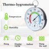 Indoor Thermometer Hygrometer Temperature and Humidity Meter Aluminium Alloy for