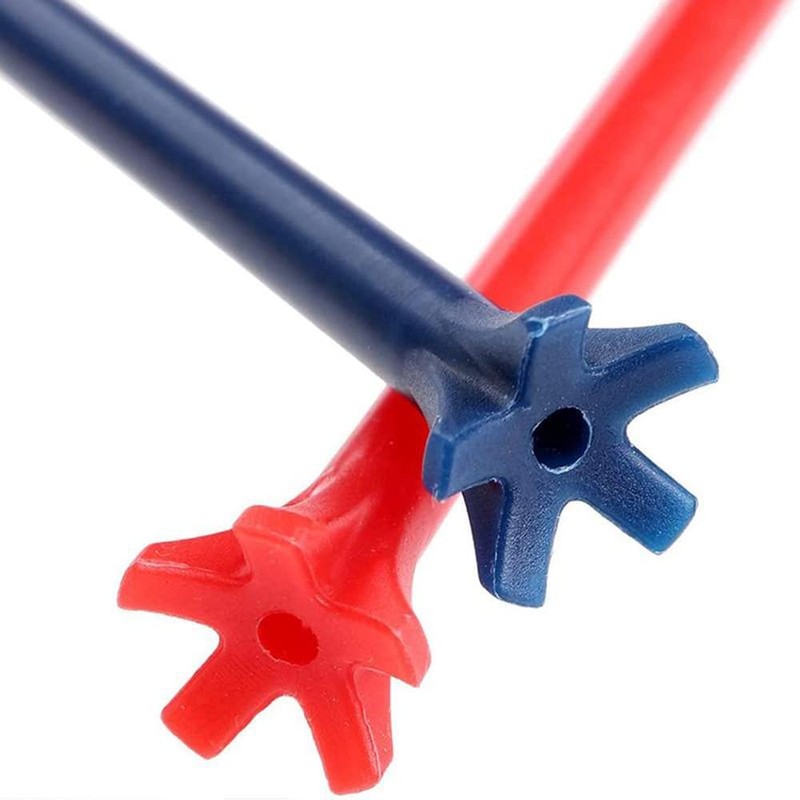 50x Golf Tees Zero Friction 70mm Assorted Colors Plastic Wedge