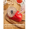 1.5-Cup One-Touch Electric Food Chopper, 100W Mini Food Processor Meat