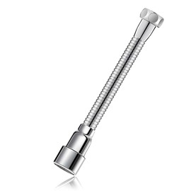 NHQ 360 Degree Swivel Tap Aerator, Tap Extension, Tap Attachment Kitchen, Kitchen Tap Aerator, Tap Aerator for Home, Kitchen, Bathroom, Sink, 20 cm, White