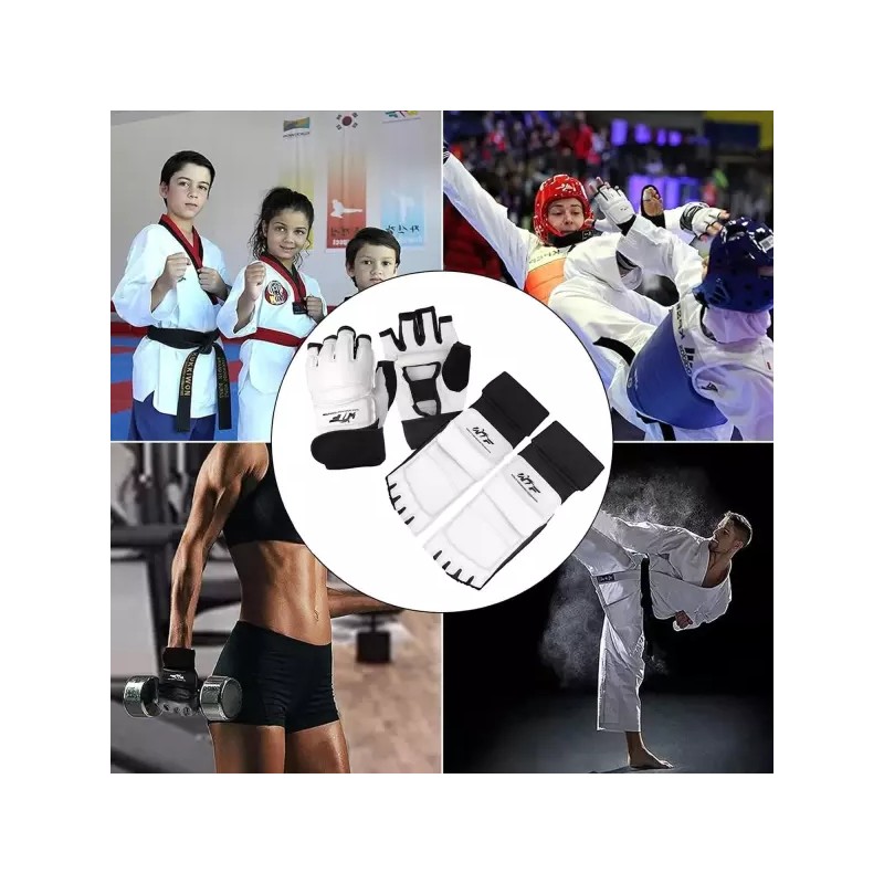talisleskye 태권도 스파링 장비 신발 및 글러브 [X-Small] Taekwondo Sparring