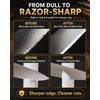 Leather Strop for Knife Sharpening: Double-Sided Genuine Cowhide Stropping Block