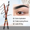 Apooliy 12pcs Eyebrow Pencil Set,Waterproof Eye Brow Pencil Eyeliner Makeup