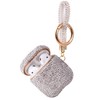 Sparkly Diamond Case for AirPods with Keychain, Shockproof Protective Premium