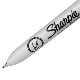 Sharpie 1735790 Retractable Ultra Fine Point Permanent Markers, Black Marker, Pack of 1 Marker