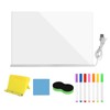 Led Note Board Acrylic Drawing Dry Erase Boards with 7