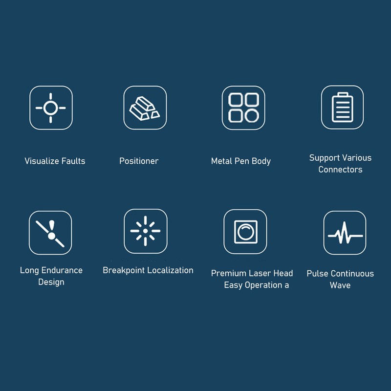 Visual Fault Locator VFL 5MW 630‑670nm 2.5mm Interface Fiber Optic