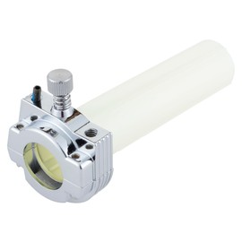 Kijima HD-04804 Harley ('73-'15) Motorcycle Parts Throttle Holder with Pipe for 1-Pull Wire, Plated