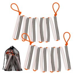 FMTYAOIU 2Pack Elastic Krossband Crossbar, 9.9Ft High Jump Bungee Cord, High Jump Training Equipment, Foldable Gymnastics Bar, Field Track Jumping Crossbars Accessories for Pole Vault Training (2)