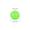 PATIKIL 200pcs 7mm Luminous Fishing Beads Plastic Glow Bait Egg