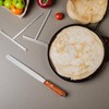 3 Pack Crepe Spreader and Spatula Kit, 12" Wooden Handle