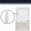 PIT66 White Solid Door Handle, Compatible with GE Dryer WE01X30378
