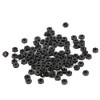 100pcs Hex Nut Nylon Nut M3 Screw Nut Thread Black