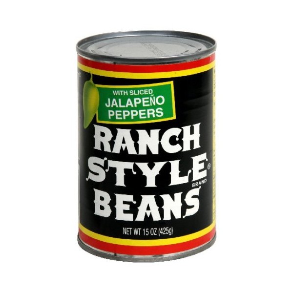 Ranch Style Beans with Sliced Jalapeno Peppers 15 Ounce -
