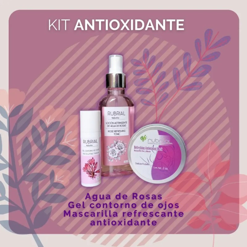 Kit Facial Antioxidante Rubrial