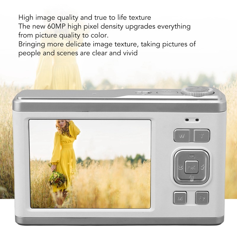 Digital Camera 60MP 4K Ultra HD Dual Screen Auto Focus